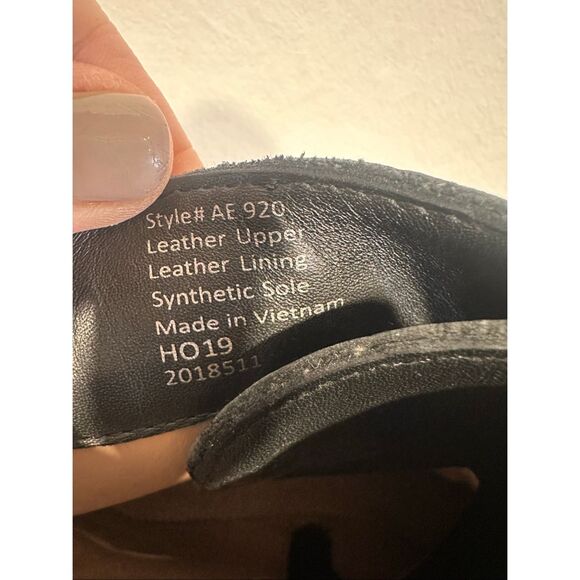 J.Crew Multi Buckle Black Leather Zip Boots/Booties, Size 7.5 - Picture 7 of 12